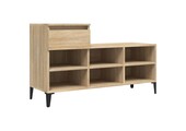 TM Schoenenkast met lade eikenkleurig 102 x 36 x 60 cm