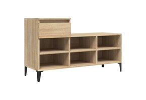 TM Schoenenkast met lade eikenkleurig 102 x 36 x 60 cm
