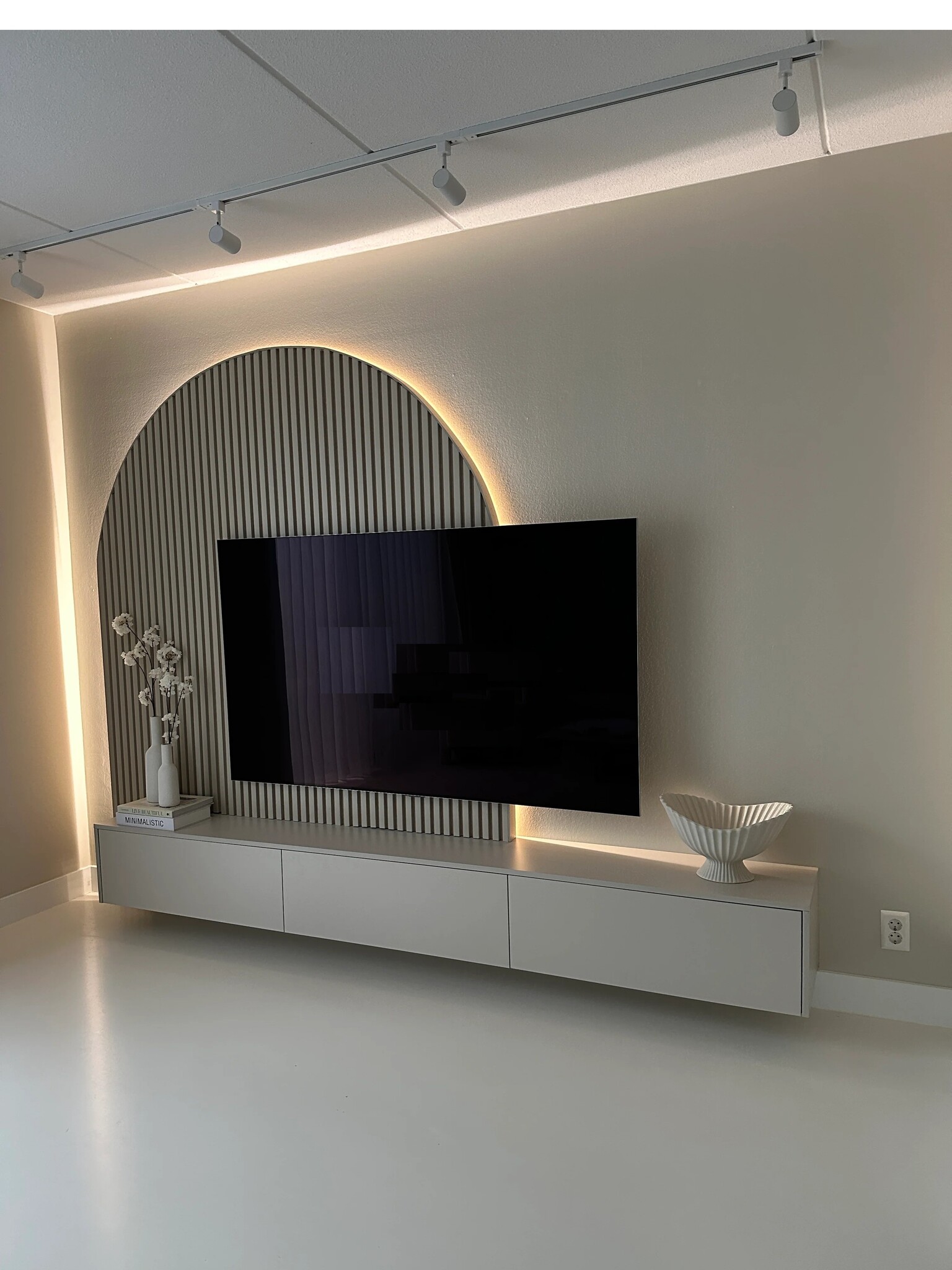 TM Meubel Licht Beige 180 x 36 x 33 cm