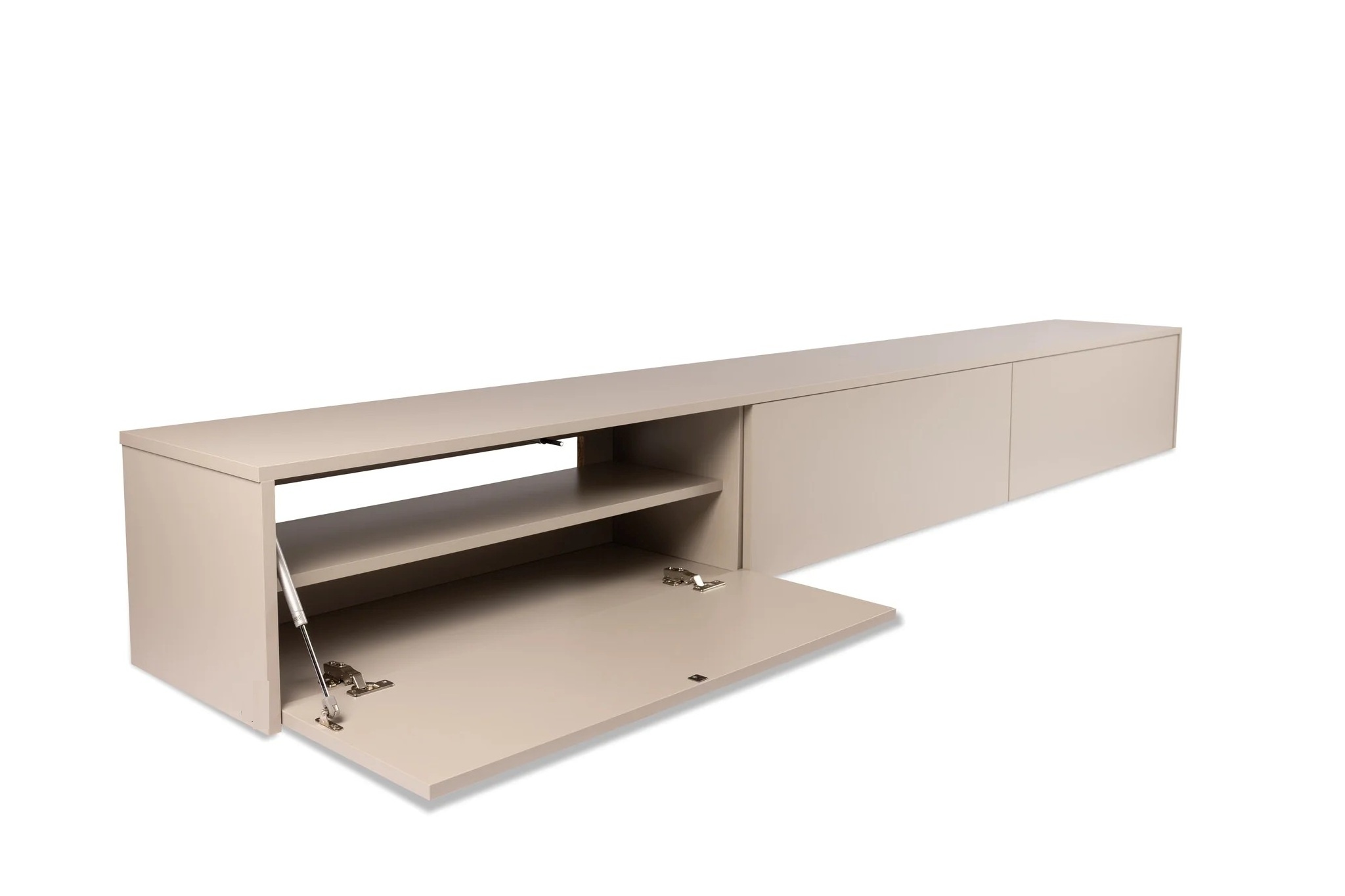 TM TV Meubel Beige Taupe Matt 180 x 36 x 33 cm