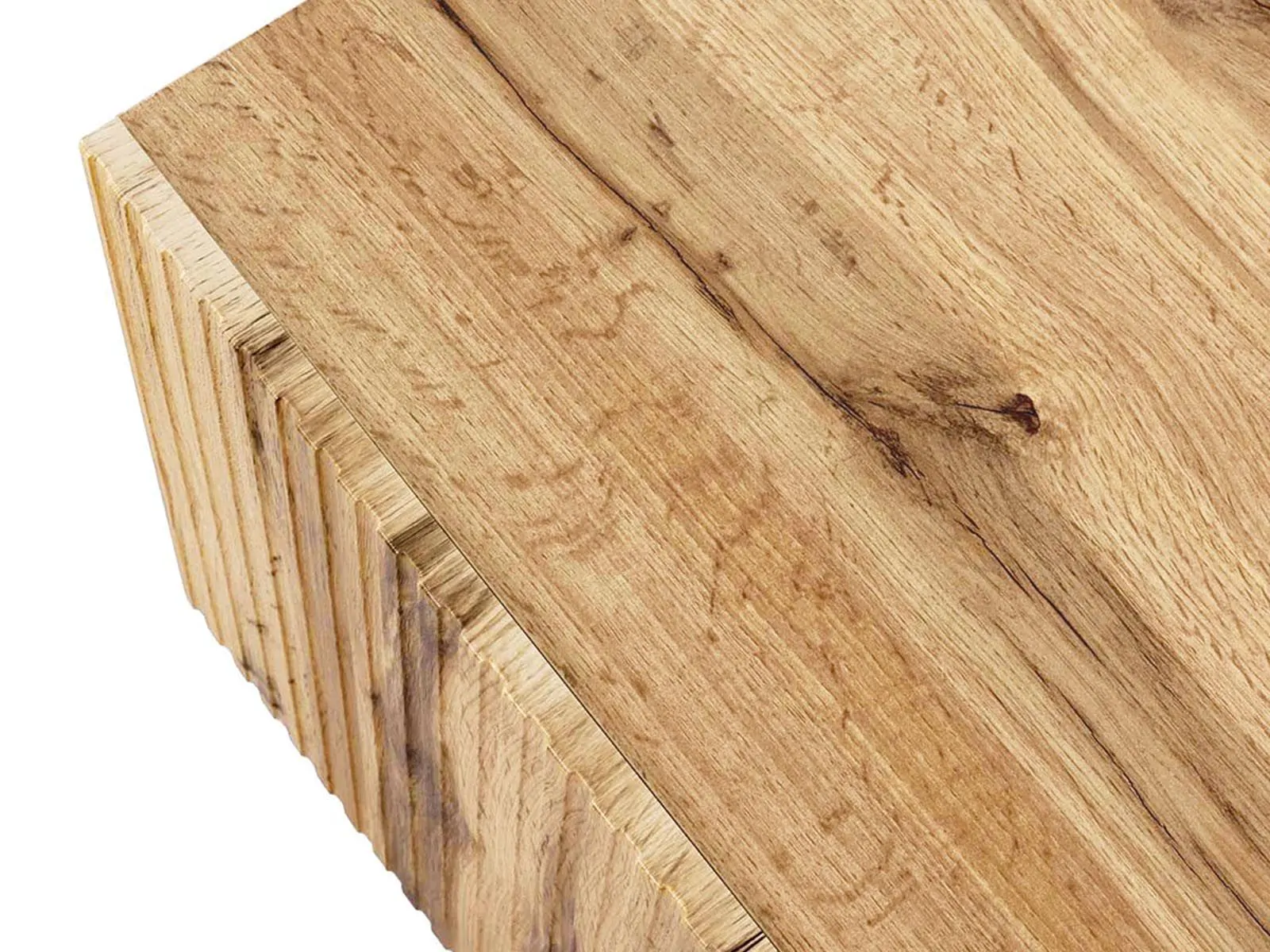 TM Tv-meubel met haard 2 deuren wotan eik