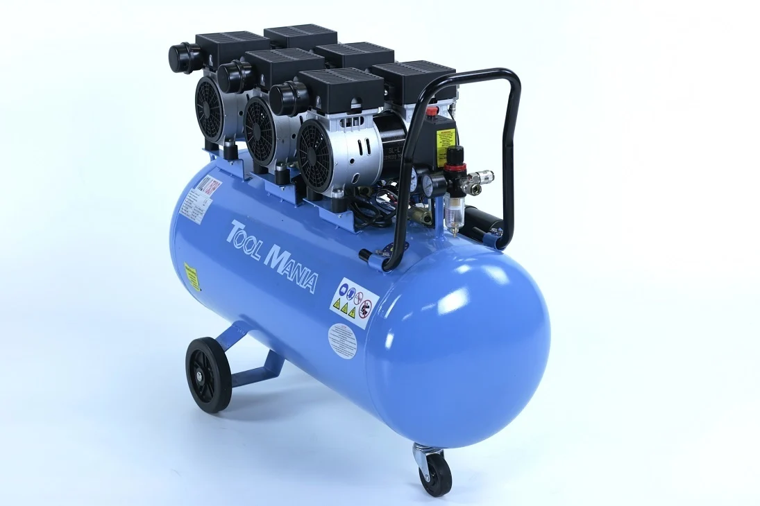 TM 200 Liter Professionele Low Noise Compressor 3 HP 230v