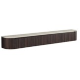 TM TV Meubel Curved - Bruin - Gebogen zijkant 240 x 40 x 43 CM