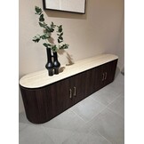 TM TV meubel ovaal bruin