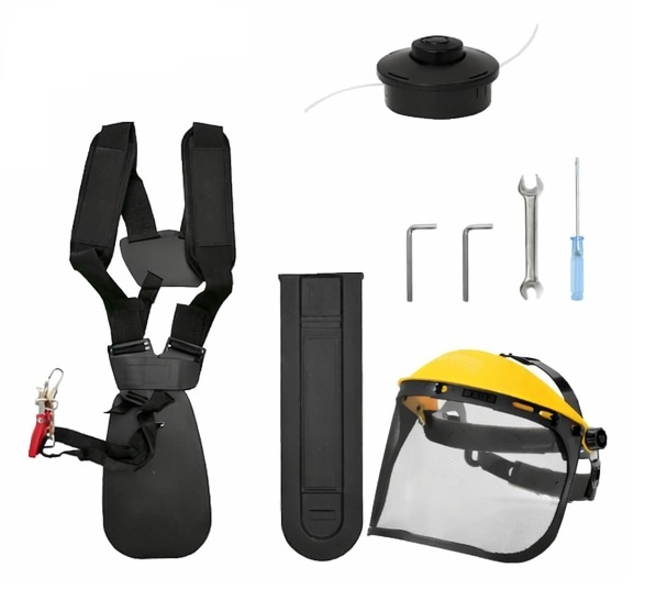 TM 4 in 1 Bosmaaier / grastrimmer / heggenschaar / kettingzaag / boomzaag - 42,7 cc