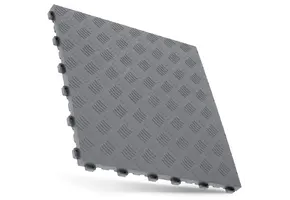 TM Garagevloer, Detailing tegel, dichte kliktegel hard zwart 400x400x18mm