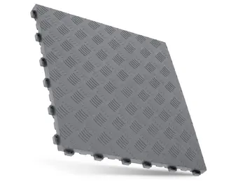 TM Garagevloer, Detailing tegel, dichte kliktegel hard zwart 400x400x18mm