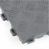 TM Garagevloer, Detailing tegel, dichte kliktegel hard zwart 400x400x18mm