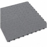 TM Garagevloer, Detailing tegel, dichte kliktegel hard zwart 400x400x18mm