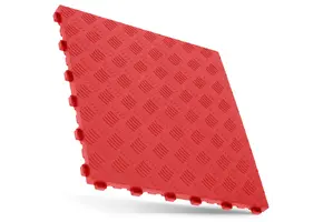 TM Garagevloer, Detailing tegel, dichte kliktegel hard rood 400x400x18mm