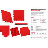 TM Garagevloer, Detailing tegel, dichte kliktegel hard rood 400x400x18mm