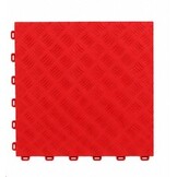 TM Garagevloer, Detailing tegel, dichte kliktegel hard rood 400x400x18mm