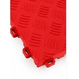 TM Garagevloer, Detailing tegel, dichte kliktegel hard rood 400x400x18mm