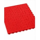 TM Garagevloer, Detailing tegel, dichte kliktegel hard rood 400x400x18mm