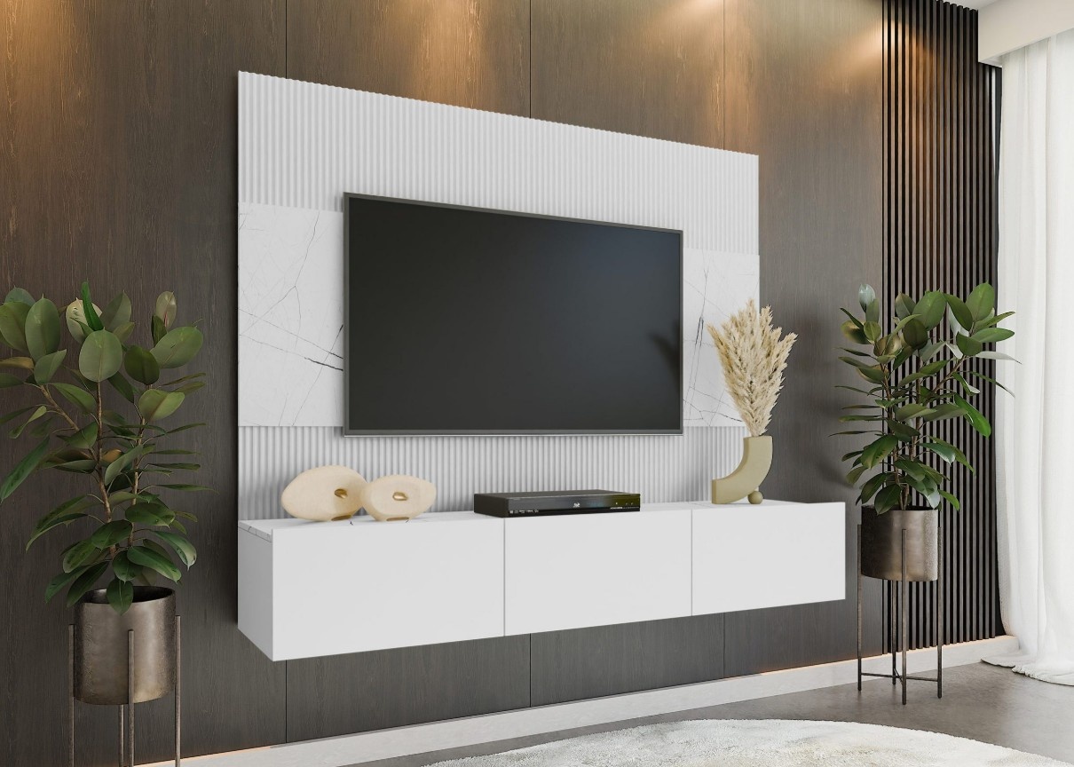TM tvmeubel NovaFrame wit