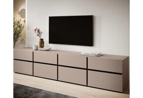 Tv meubel Modern design 225 x 48 x 40 cm beige