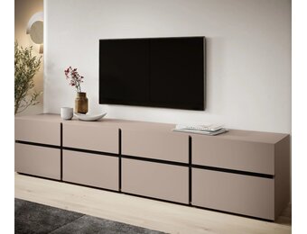 Tv meubel Modern design 225 x 48 x 40 cm beige