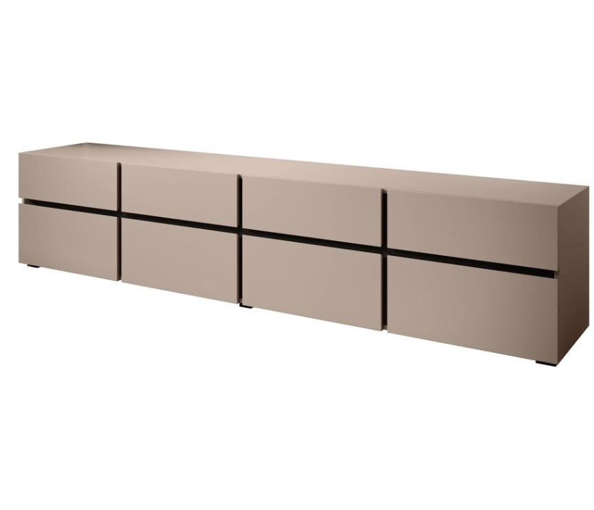 Tv meubel Modern design 225 x 48 x 40 cm beige