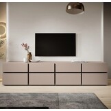 Tv meubel Modern design 225 x 48 x 40 cm beige