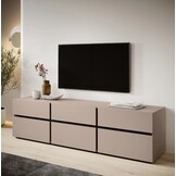 Tv meubel Modern design 180 x 48 x 40 cm beige