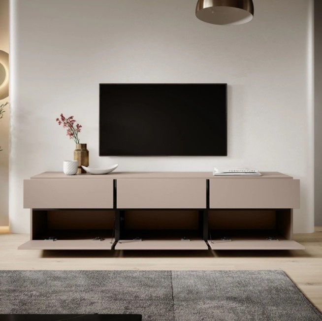 Tv meubel Modern design 180 x 48 x 40 cm beige