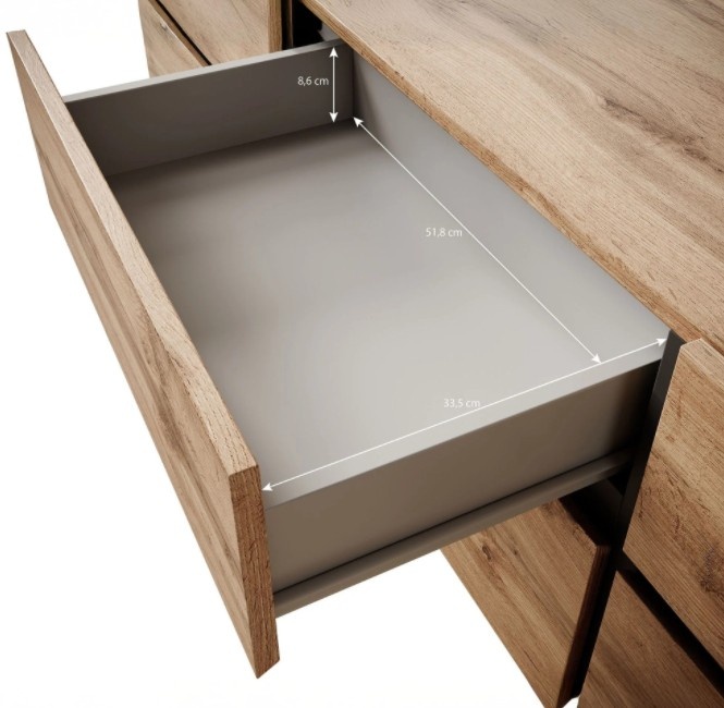 Tv meubel Modern design 180 x 48 x 40 cm beige