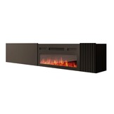 TM TV-Meubel met elektrische sfeerhaard Hearth & Home 200x30x38 cm