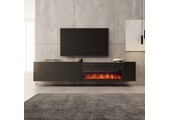 TM TV-Meubel met elektrische sfeerhaard Hearth & Home 200x30x38 cm