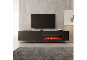 TM TV-Meubel met elektrische sfeerhaard Hearth & Home 200x30x38 cm