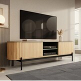 TM Tv meubel woodcurve eiken 200x45x57 cm