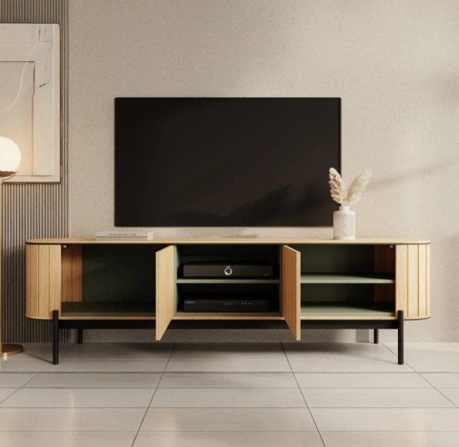 TM Tv meubel woodcurve eiken 200x45x57 cm