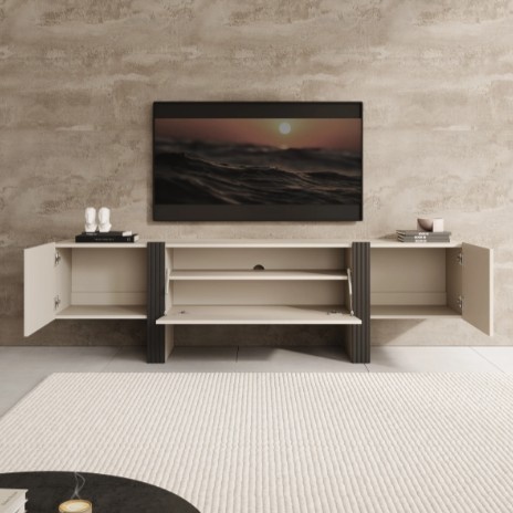 TM TV-Meubel beige 200x41x58 cm