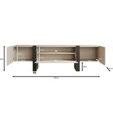 TM TV-Meubel beige 200x41x58 cm