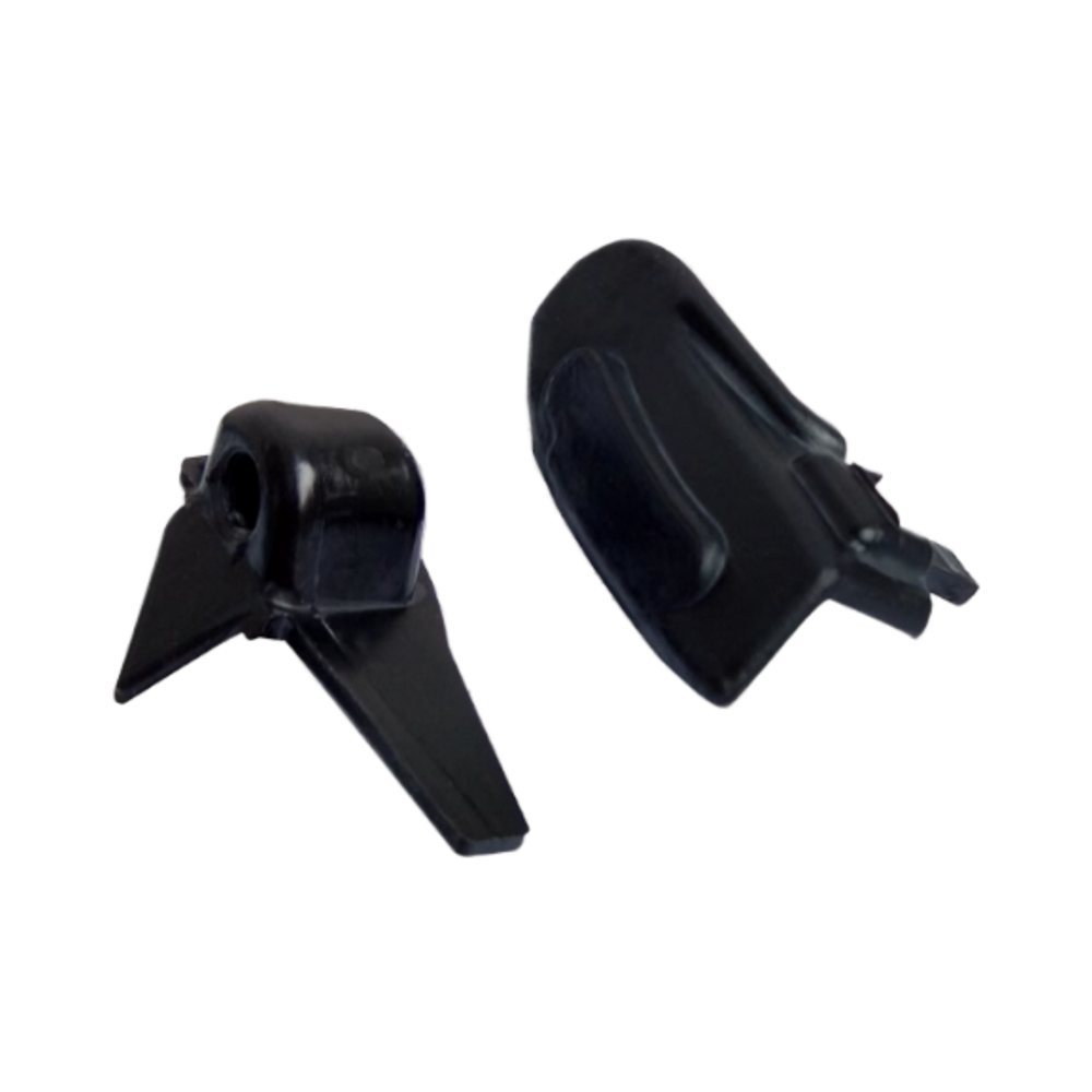Set of plastic strips for claw aluminum rims