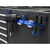 Magnetic air wrench and socket holder