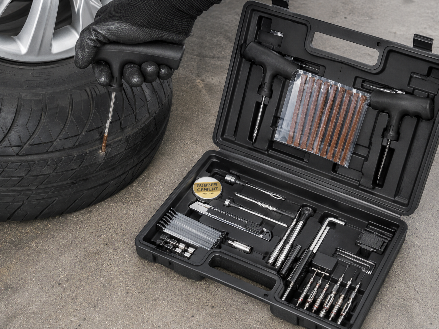 35 Piece Tire Repair Set