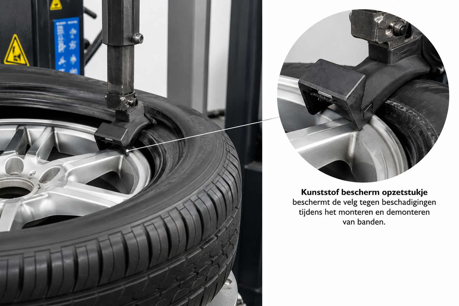 Set of plastic protective attachments