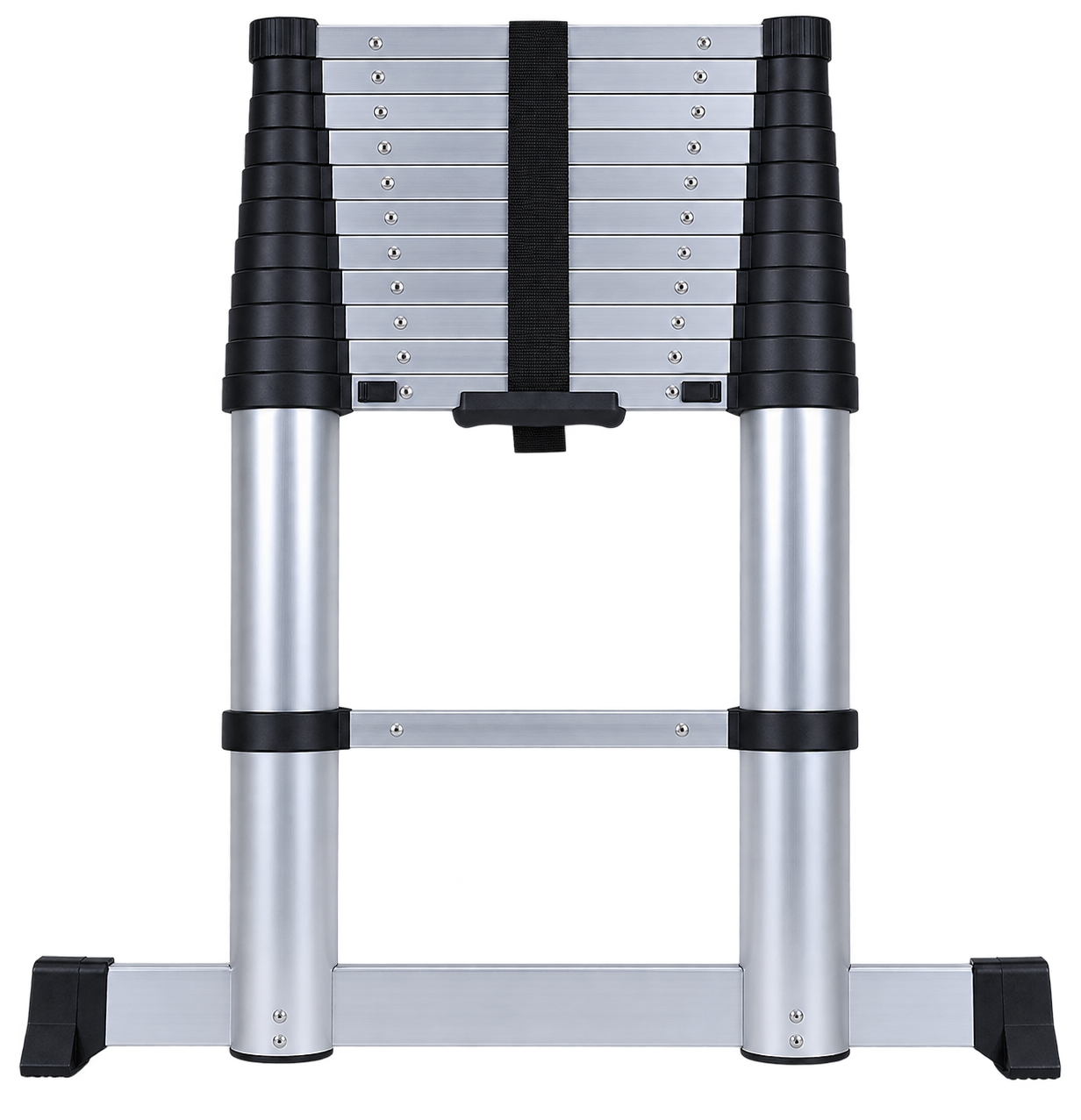 TM Professionele Telescoopladder – Aluminium – Max. uitschuiflengte 4.10 M , Soft Close
