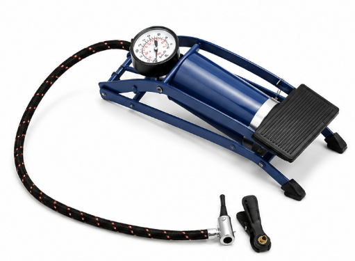 TM Professionele voetpomp met manometer