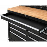 TM 146 cm Profi Gereedschapswagen / Werkbank met Houten Blad en Achterwand