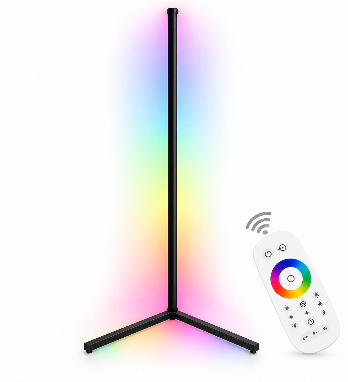 TM Moderne LED Vloerlamp RGB - LED Lamp - Hoeklamp - RGB Smart Lamp