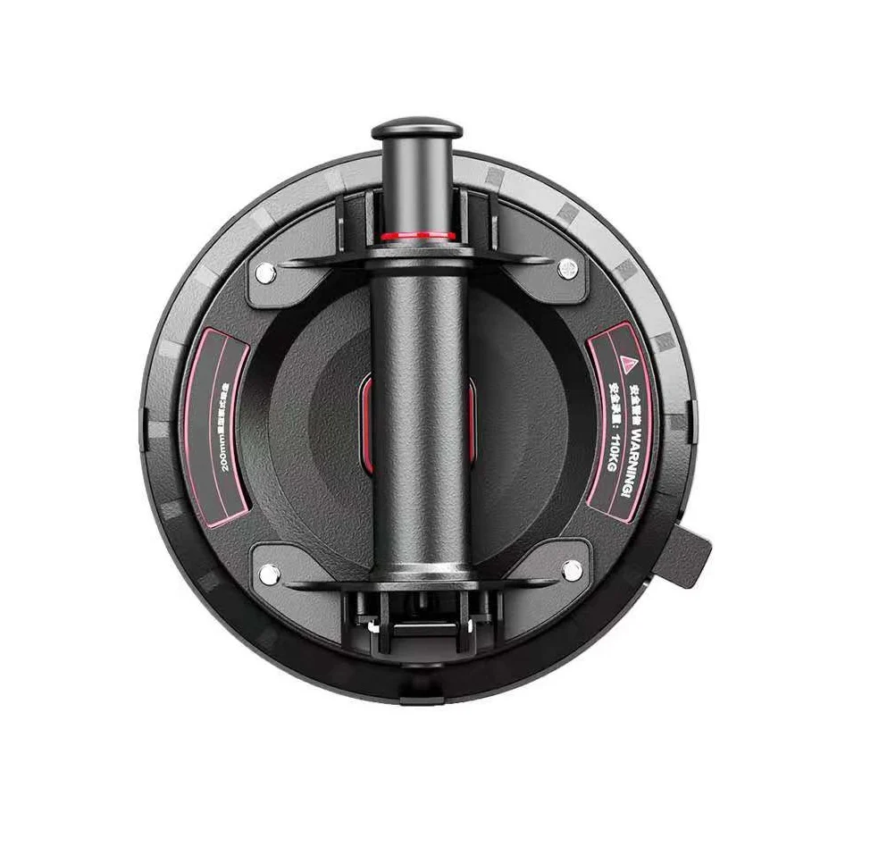 TM Professionele Zuignap / Glasdrager 200 mm met vacuümpomp - Draagkracht 110 Kg