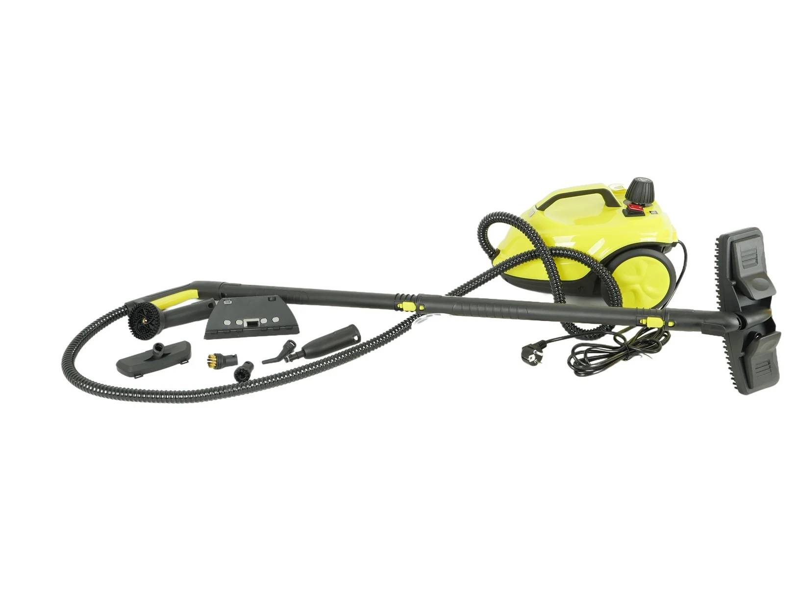 TM Stoomreiniger - Vlekkenreiniger - Tapijtreiniger - Bank Reiniger 2000 watt 18 Accessoires