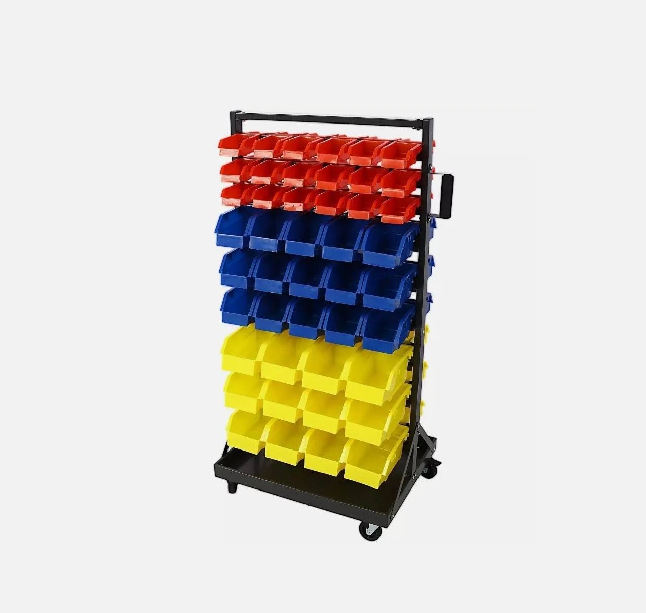 TM Verrijdbaar Opbergrek Met 90 Opbergbakken