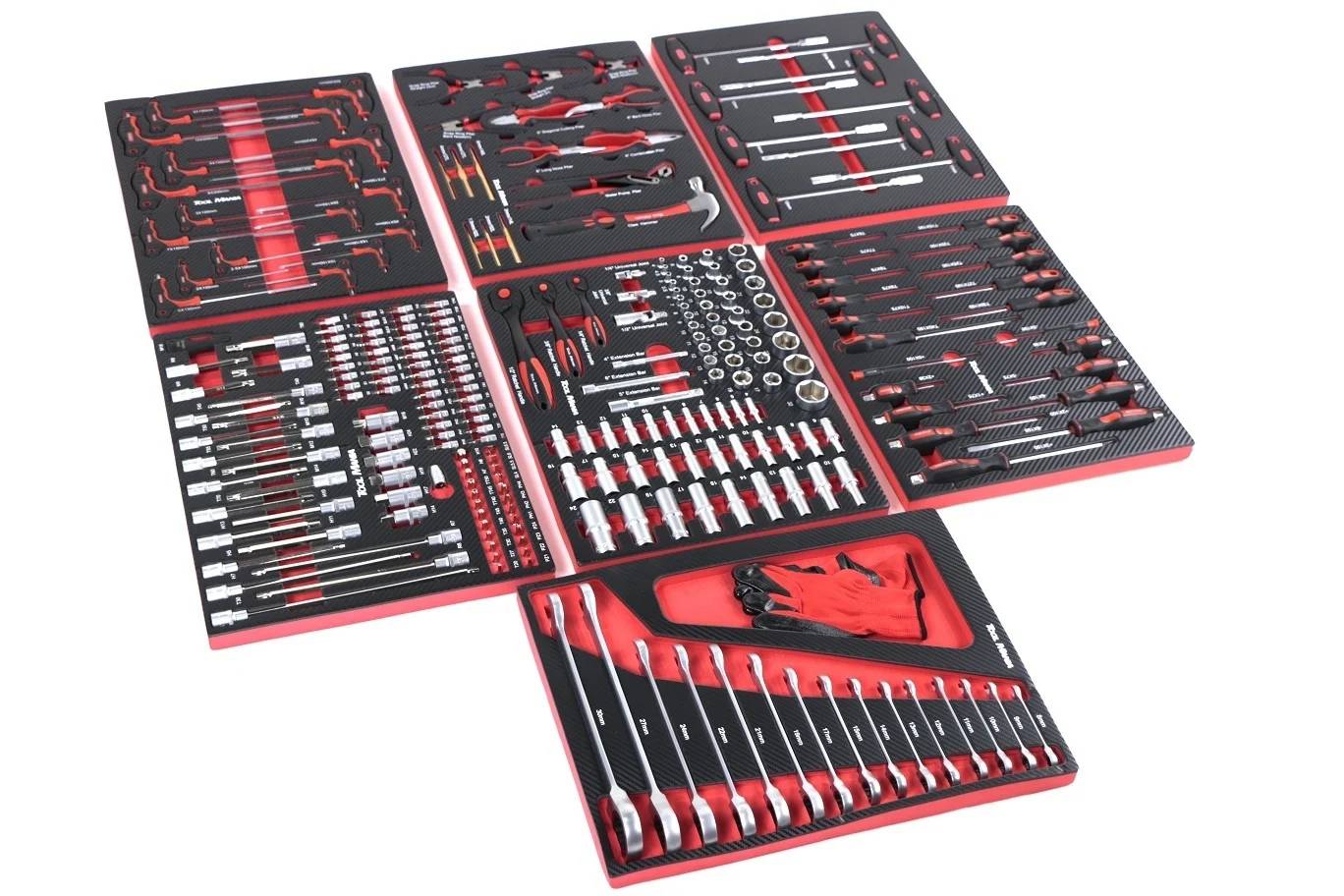 TM 262 Delige Premium Gereedschapsvulling Met Carbon Look