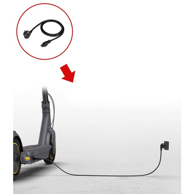 SegwayNinebot Kickscooter Max G30 Charge Cable Voltes Voltes
