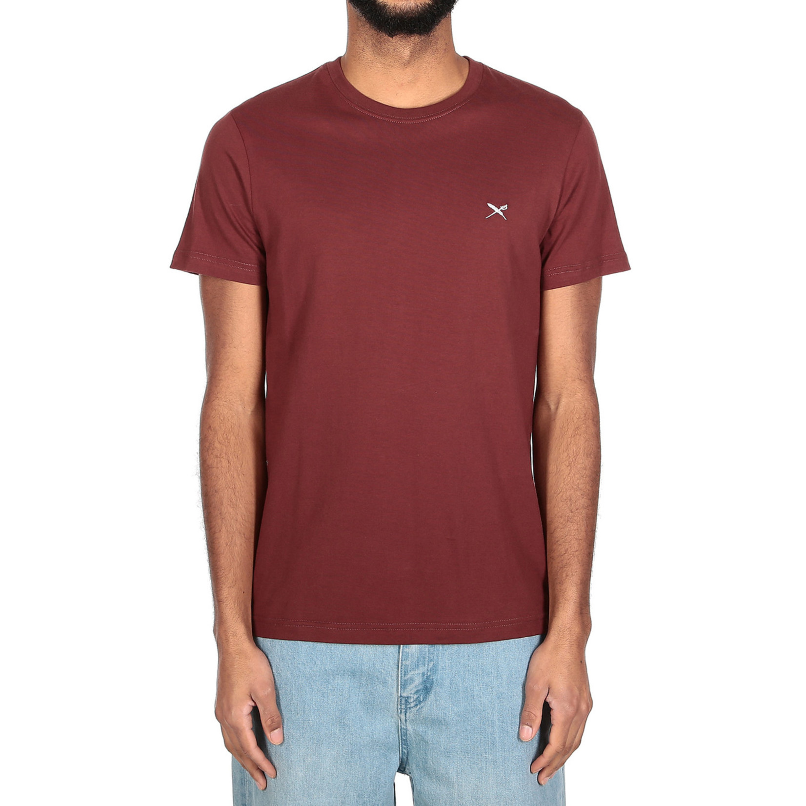 Mini Flag Emb Tee - Dark Rum