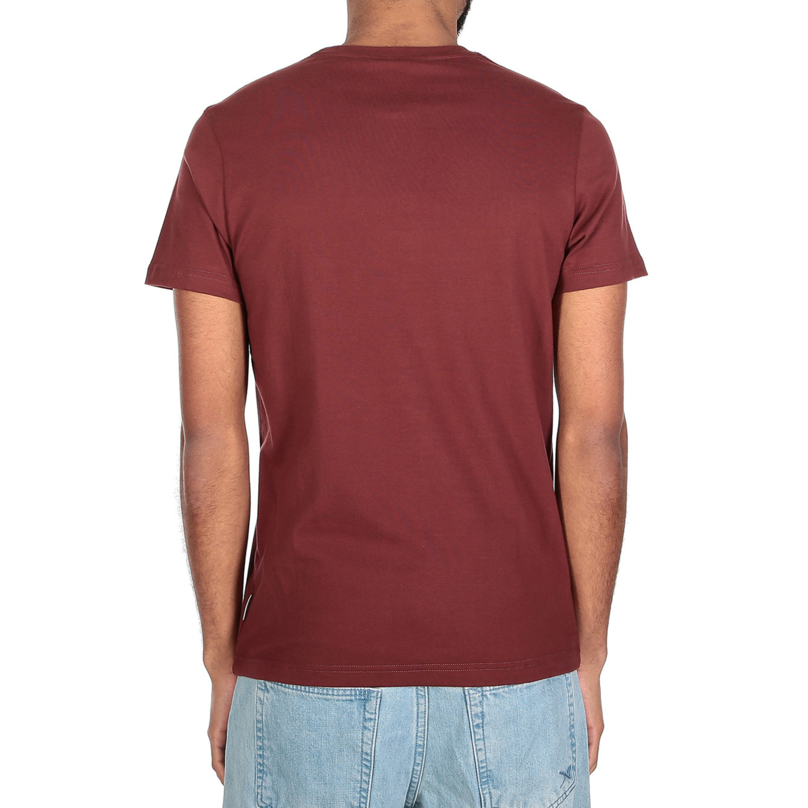 Mini Flag Emb Tee - Dark Rum