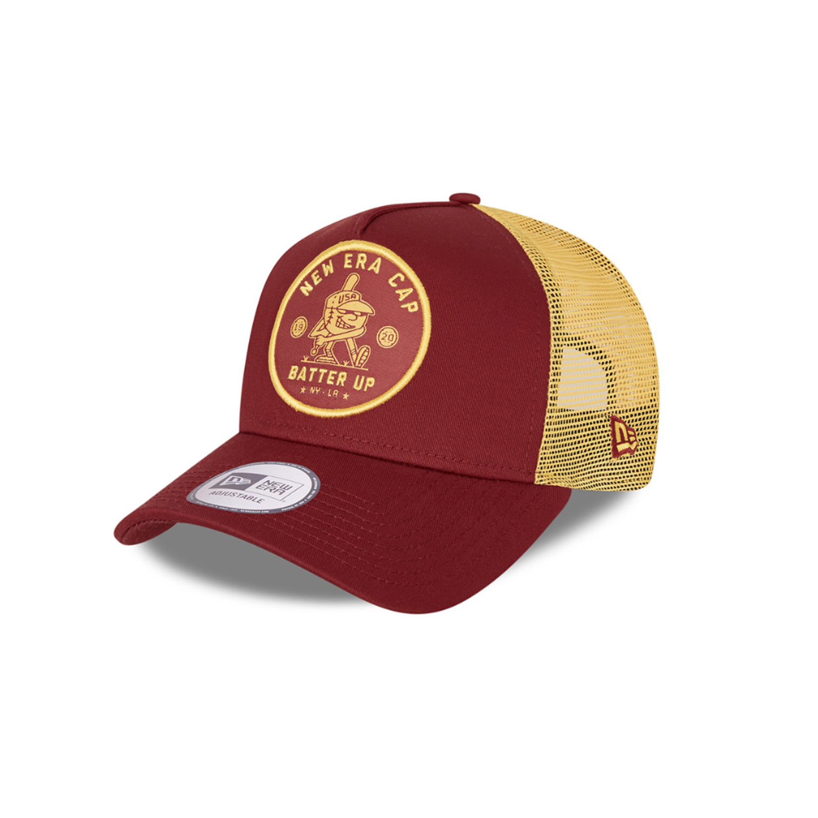 New Era Trucker NE Sports Patch HTR