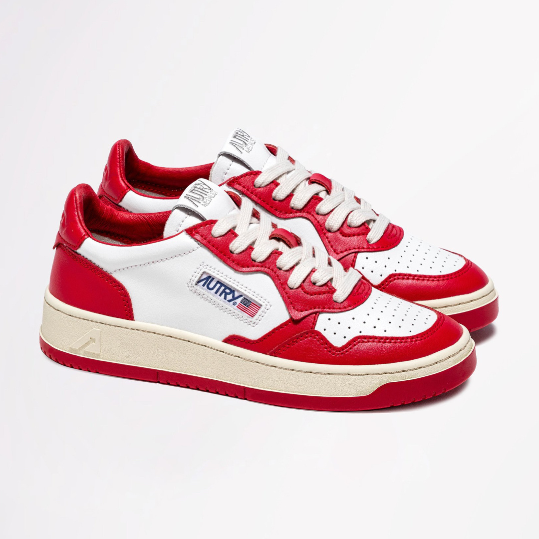 Low Leat/Leat Wht/Red